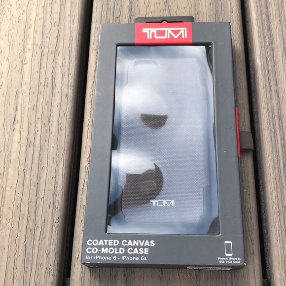 TUMI iPhone case iPhone 6 gray coded canvas co-mold case iPhone 6s NEW in box - Picture 5 of 5